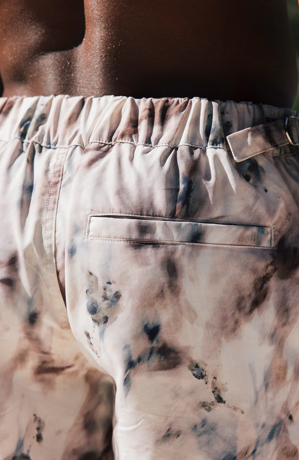 2PK Nero Swim Shorts in Stripe/Watercolour - Image 3