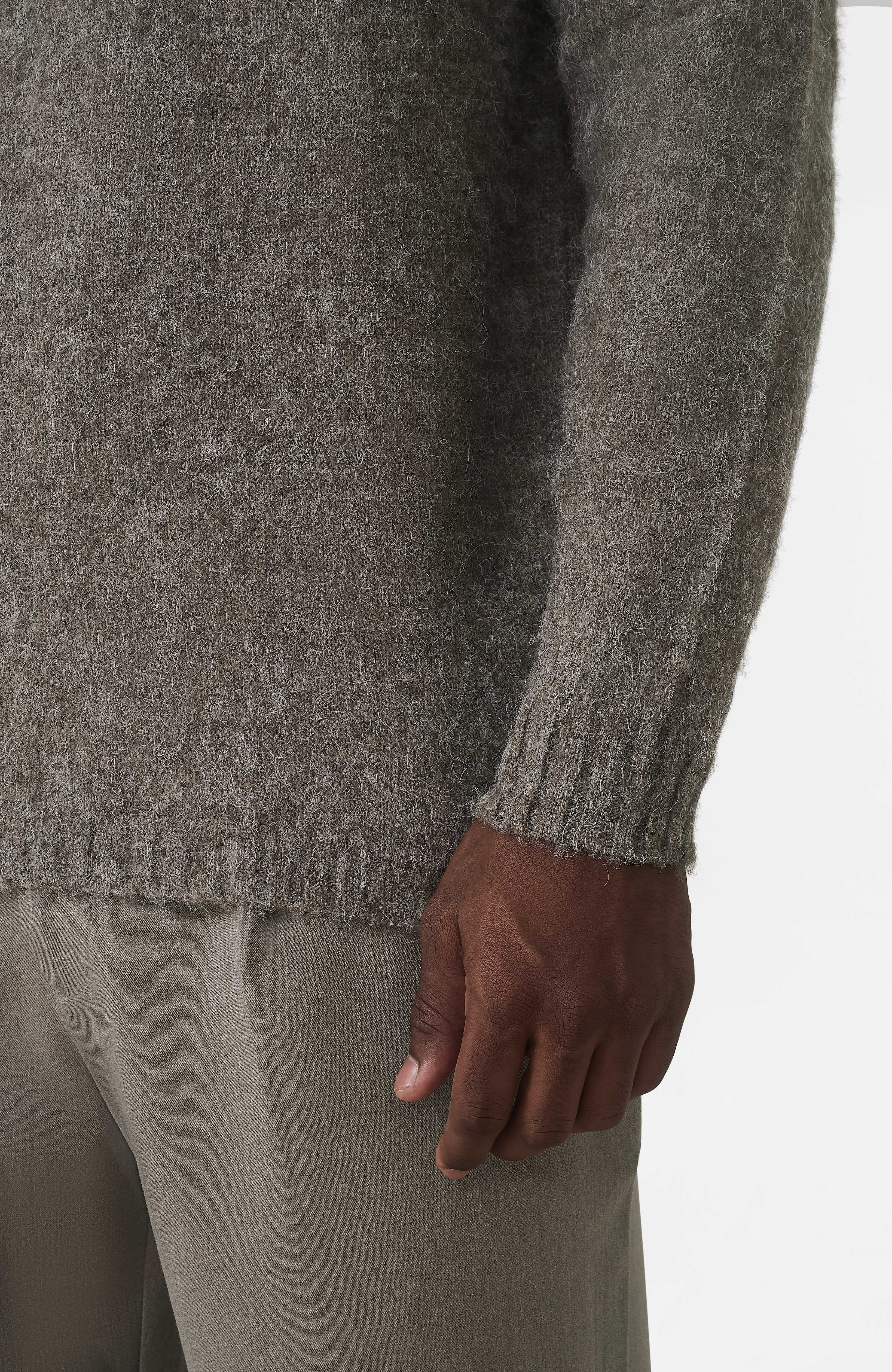 Atelier Oversized Brushed Knit Jumper in Truffle - Image 4