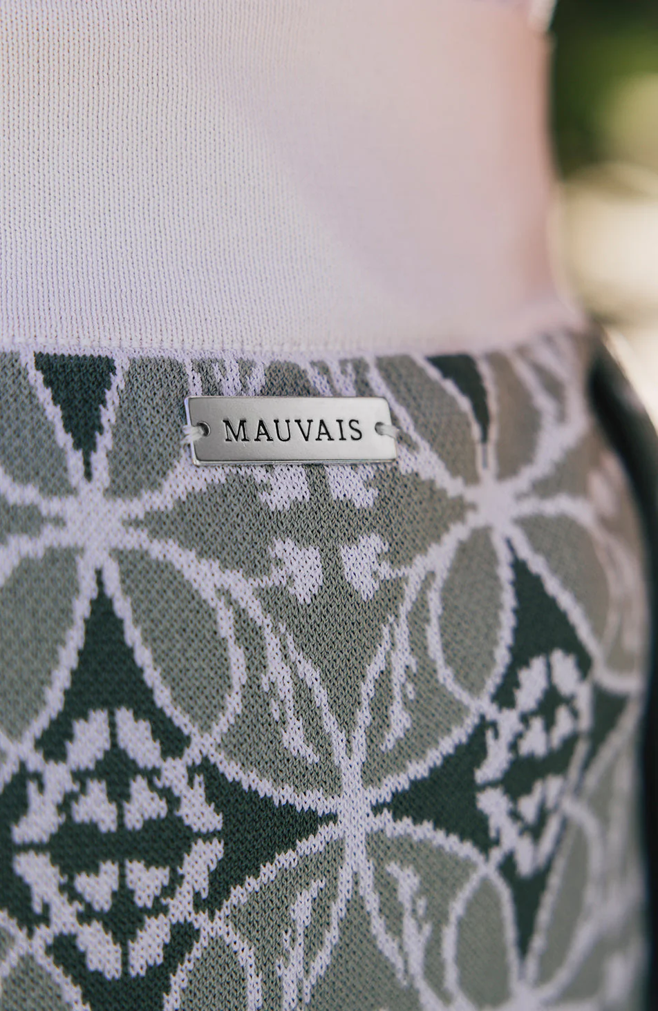 Cabo Knit Shorts in Green - Image 4