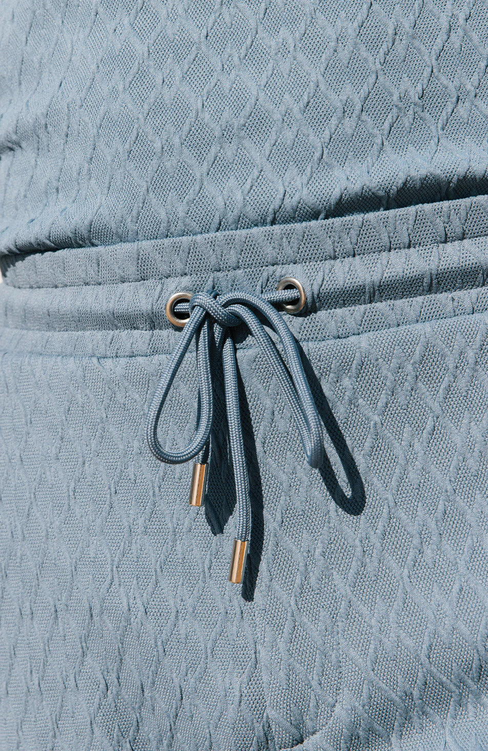 Cannes Knit Shorts in Blue - Image 4