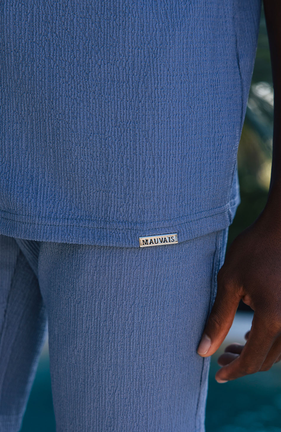 Eivissa Relaxed Fit Shirt in Storm Blue - Image 6
