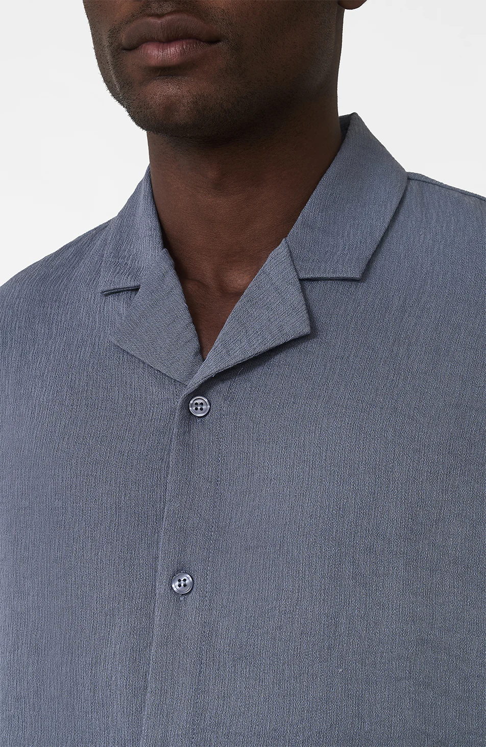 Fiorano Long Sleeve Relaxed Fit Shirt in Storm - Image 5