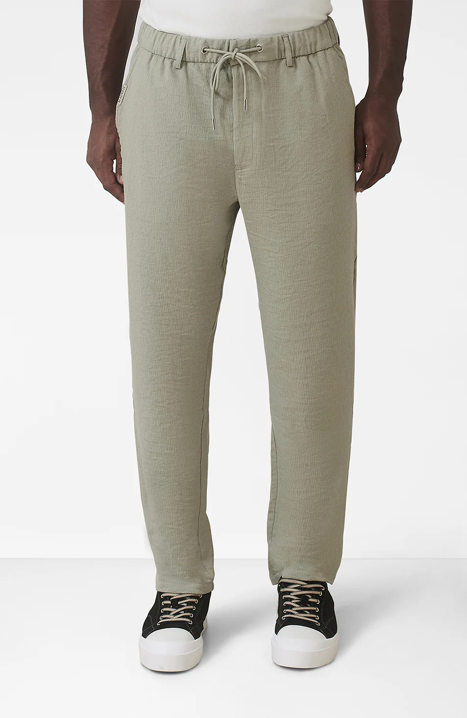 Fiorano Relaxed Fit Pants in Sage - Image 3