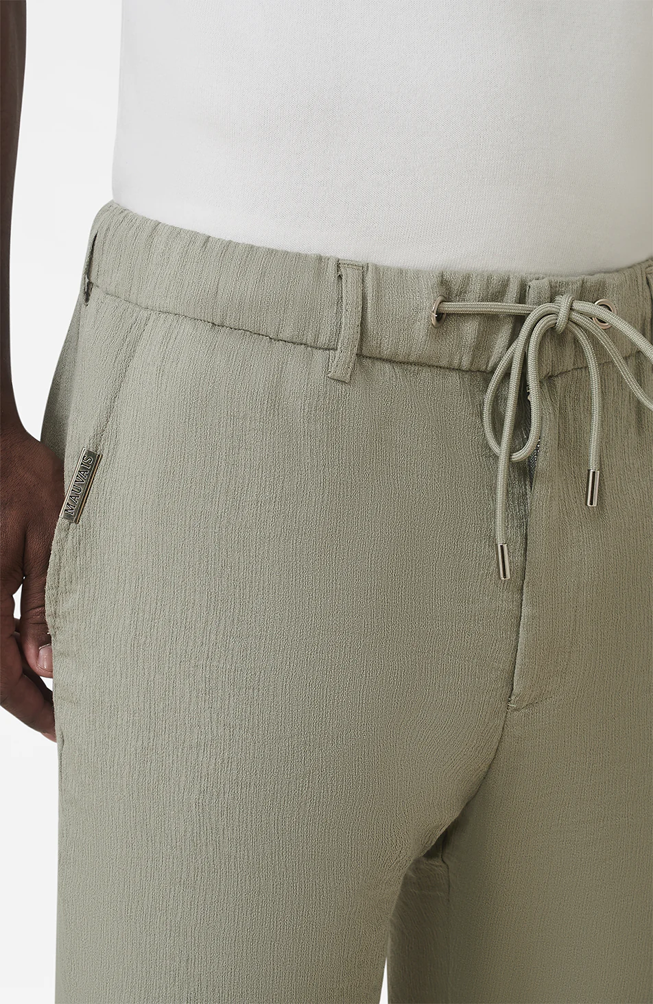 Fiorano Relaxed Fit Pants in Sage - Image 5