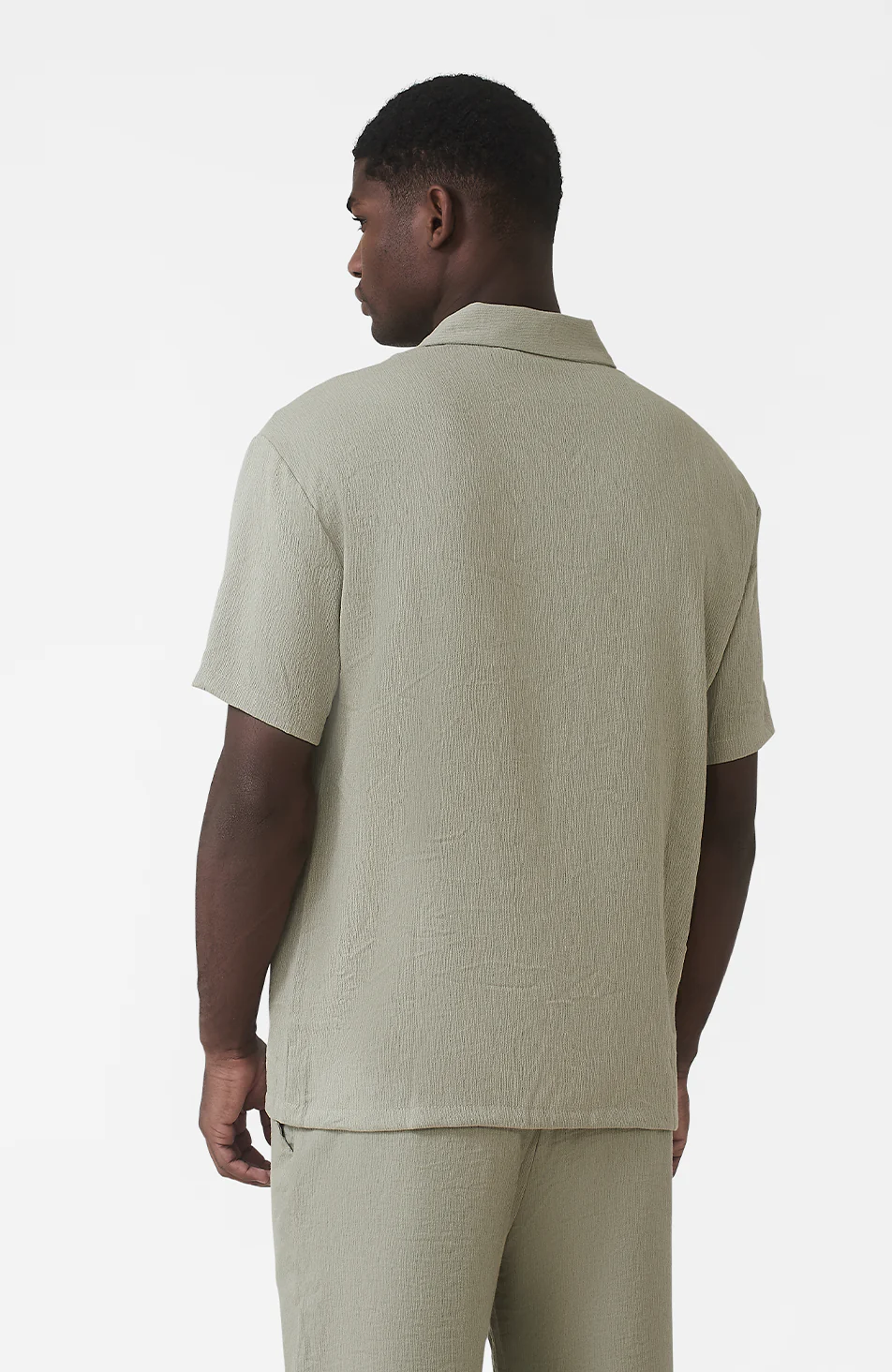 Fiorano Relaxed Fit Shirt in Sage - Image 4