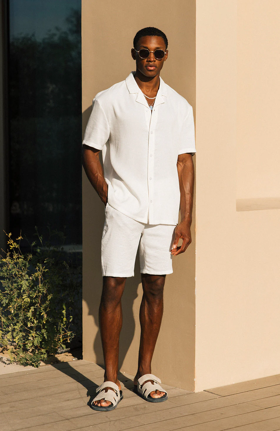 Fiorano Relaxed Fit Shirt in White - Image 3