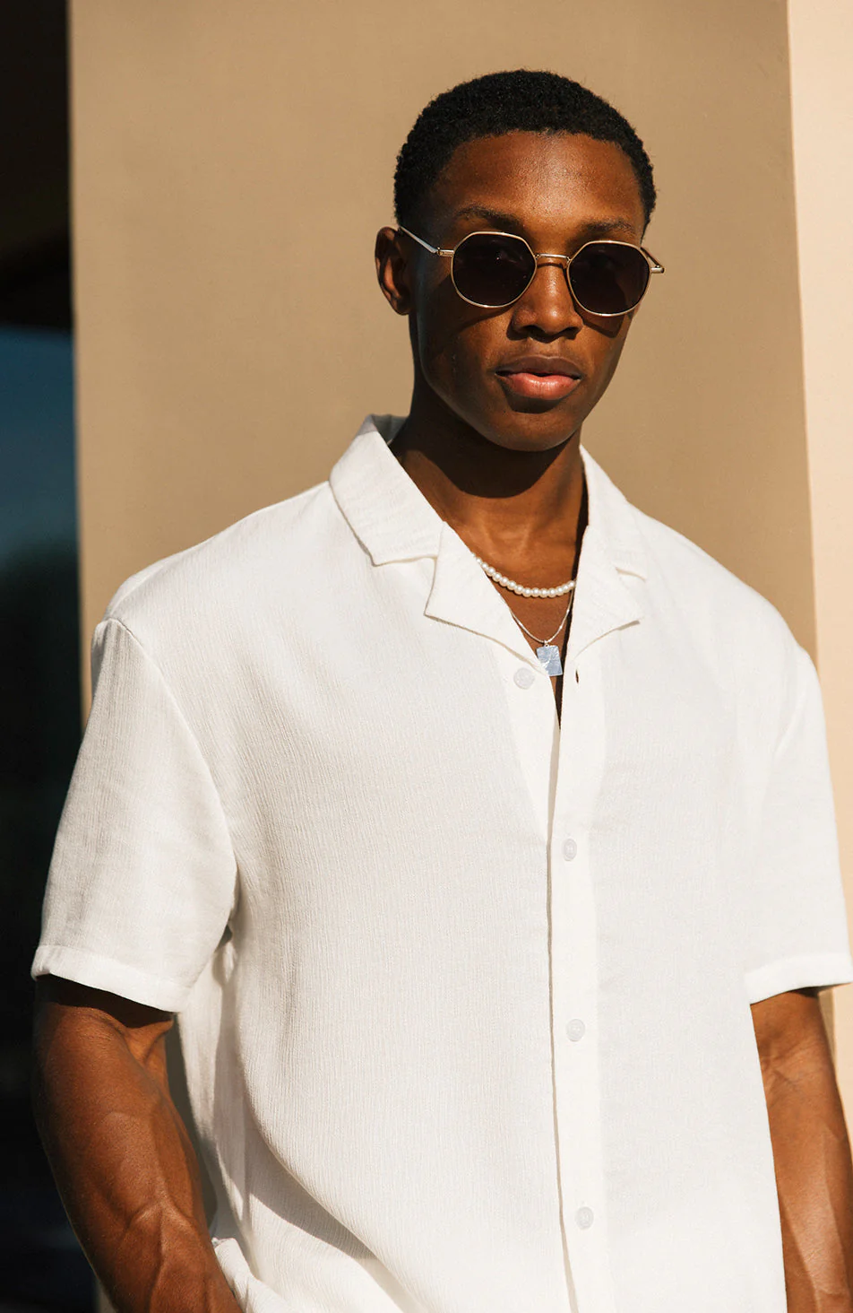 Fiorano Relaxed Fit Shirt in White - Image 5
