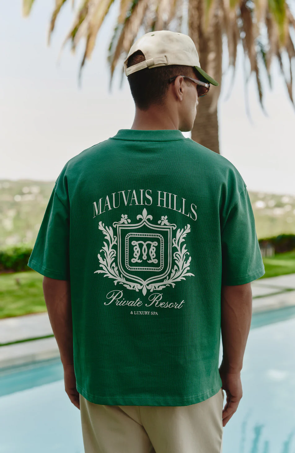Hills Crest Graphic T-shirt in Green - Image 3