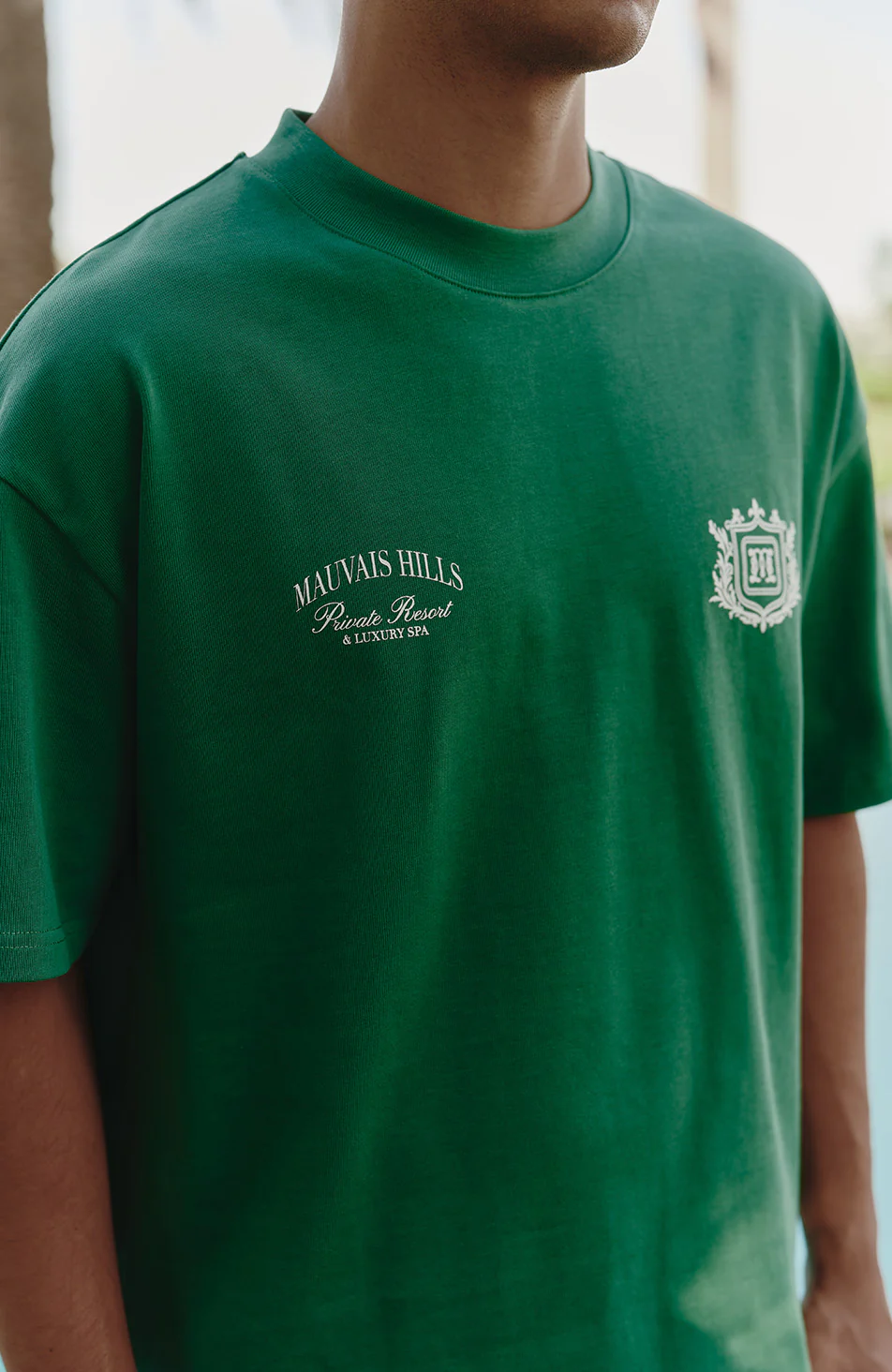 Hills Crest Graphic T-shirt in Green - Image 5