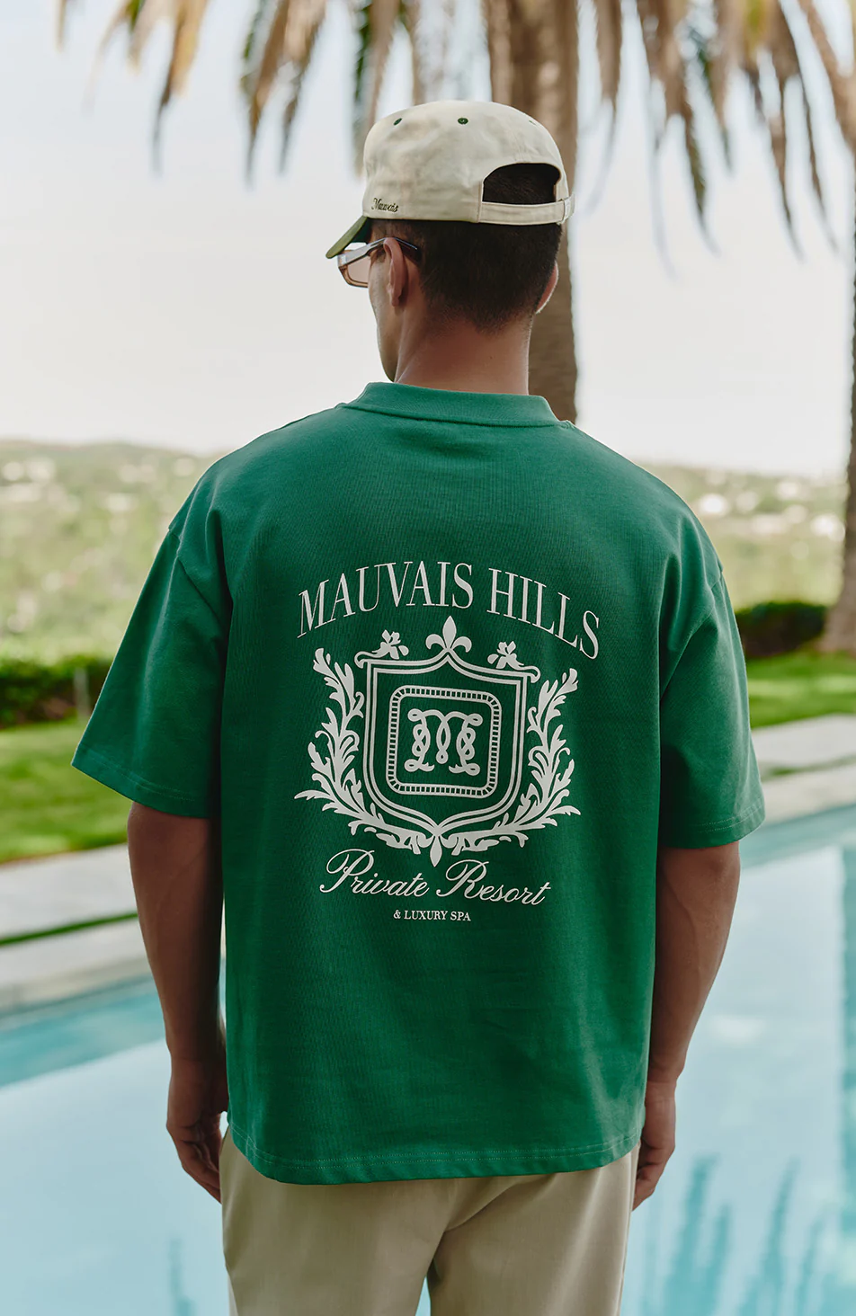 Hills Crest Graphic T-shirt in Green - Image 7