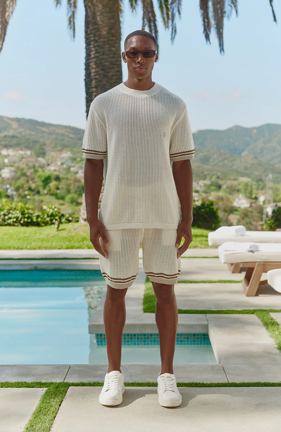 Malibu Cotton Crochet Shorts in White - Image 2