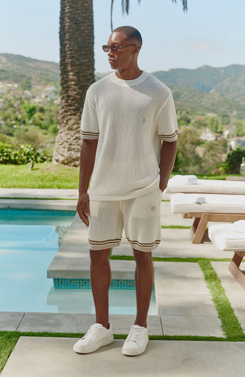Malibu Cotton Crochet Shorts in White - Image 5