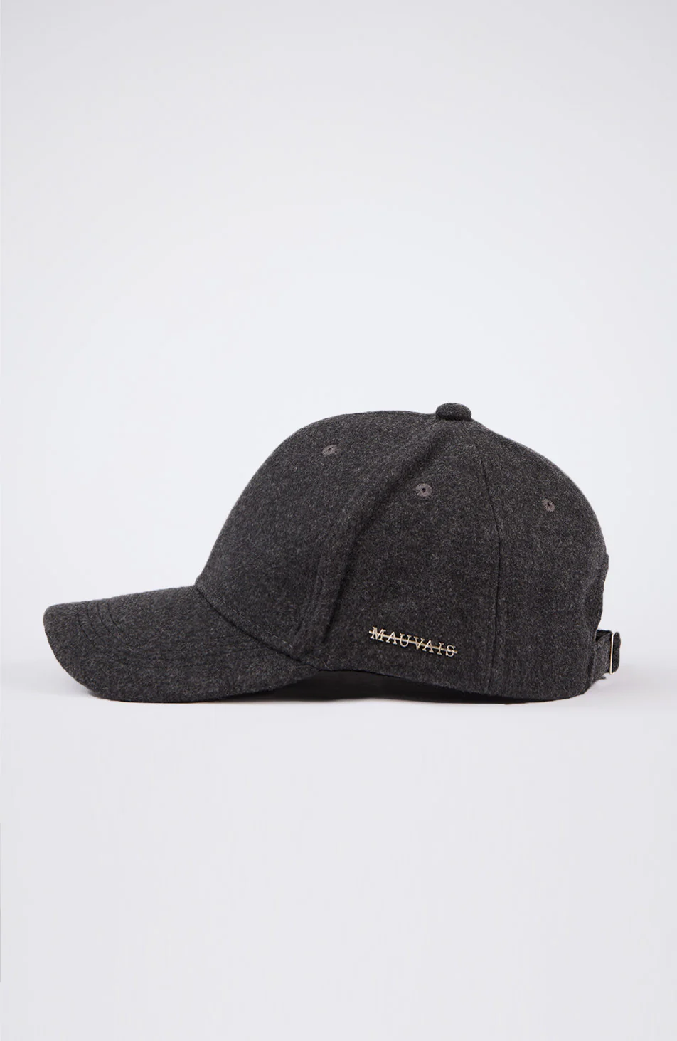 Melton Cap in Dark Grey - Image 4