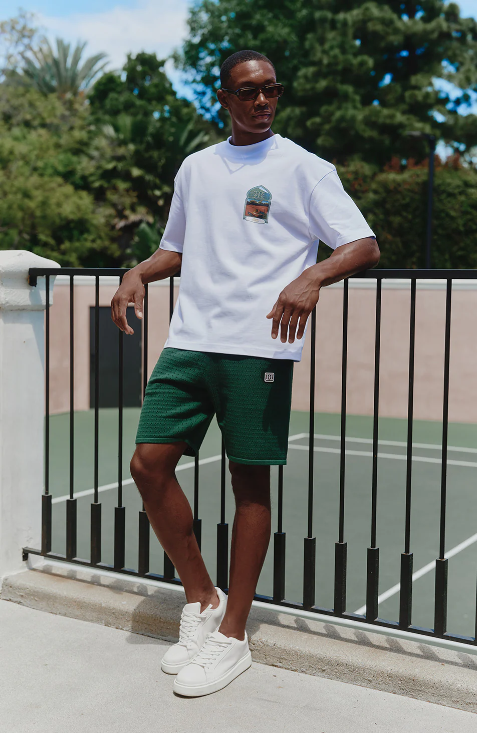 Monogram Tennis Club Graphic T-shirt - Image 2
