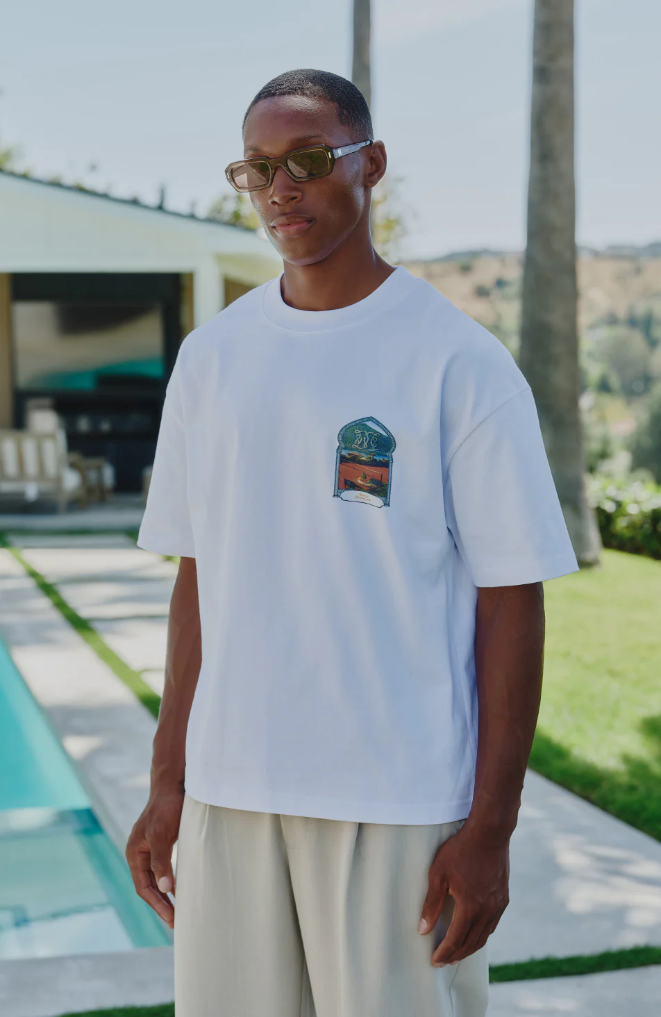 Monogram Tennis Club Graphic T-shirt - Image 3