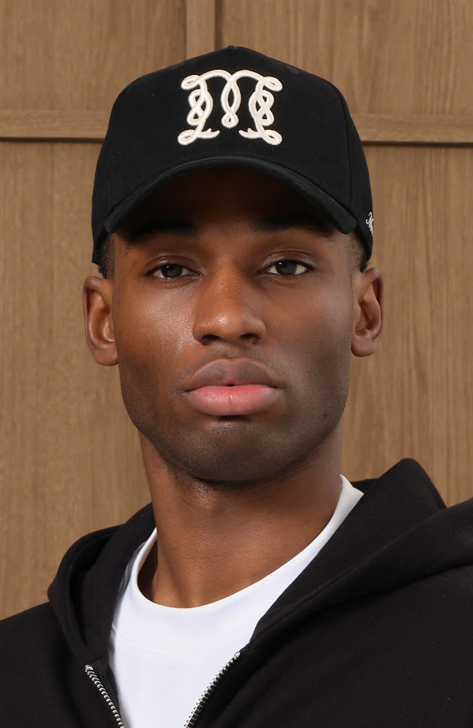 Monogram Trucker Cap in Black - Image 3