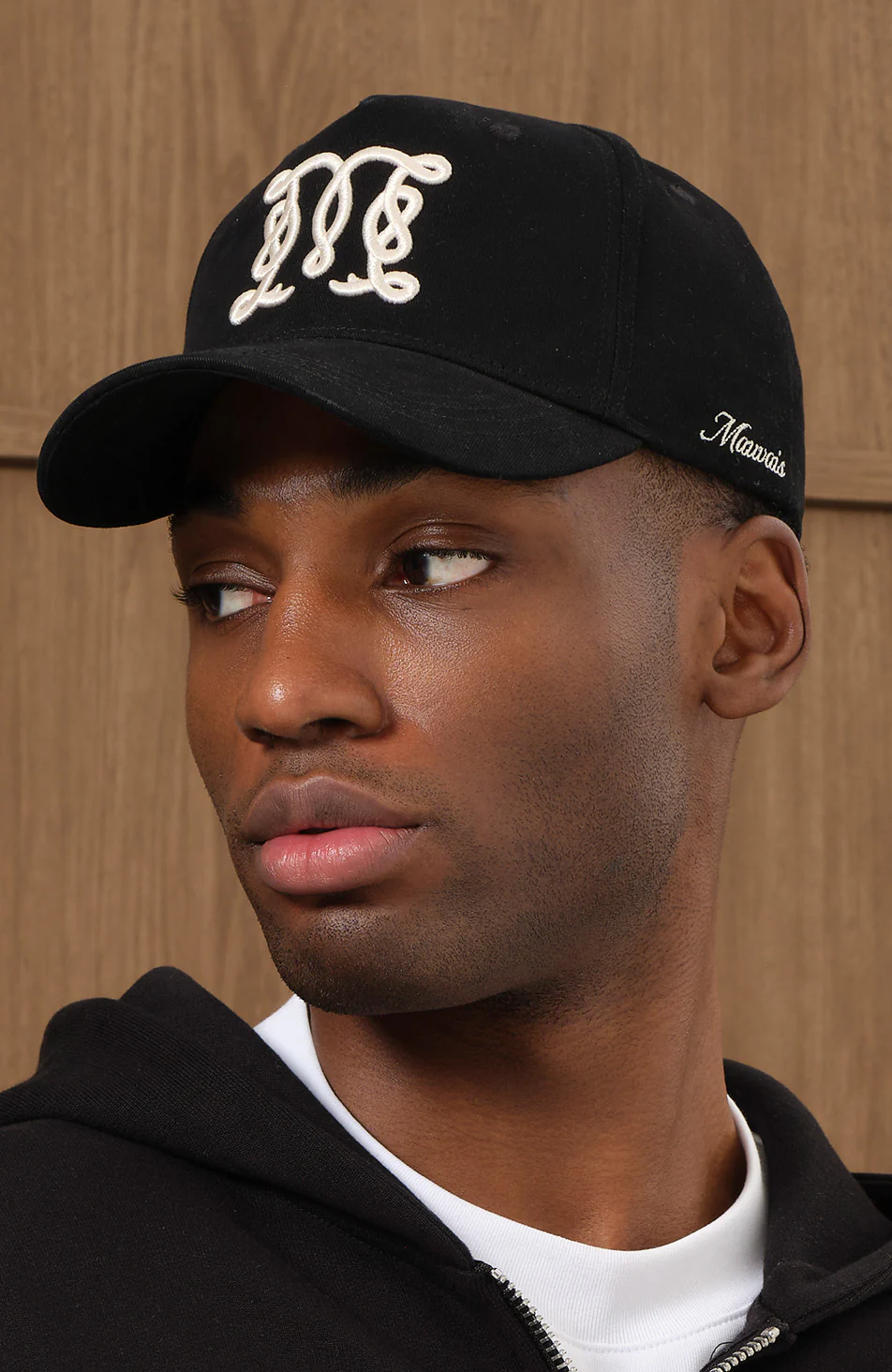Monogram Trucker Cap in Black - Image 4