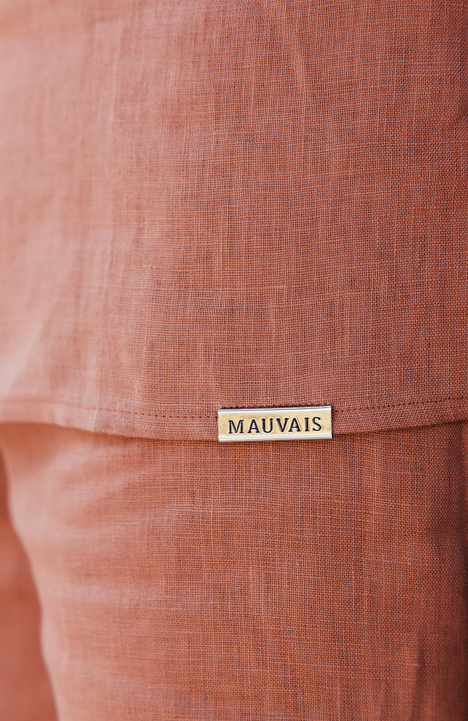 Nammos Pure Linen Tailored Shirt in Canyon - Image 6
