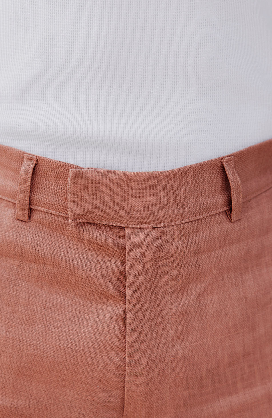 Nammos Pure Linen Tailored Shorts in Canyon - Image 3