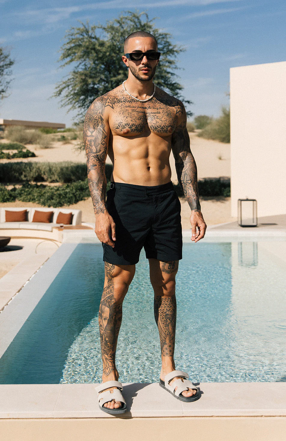 Nero Swim Shorts in Black - Image 6