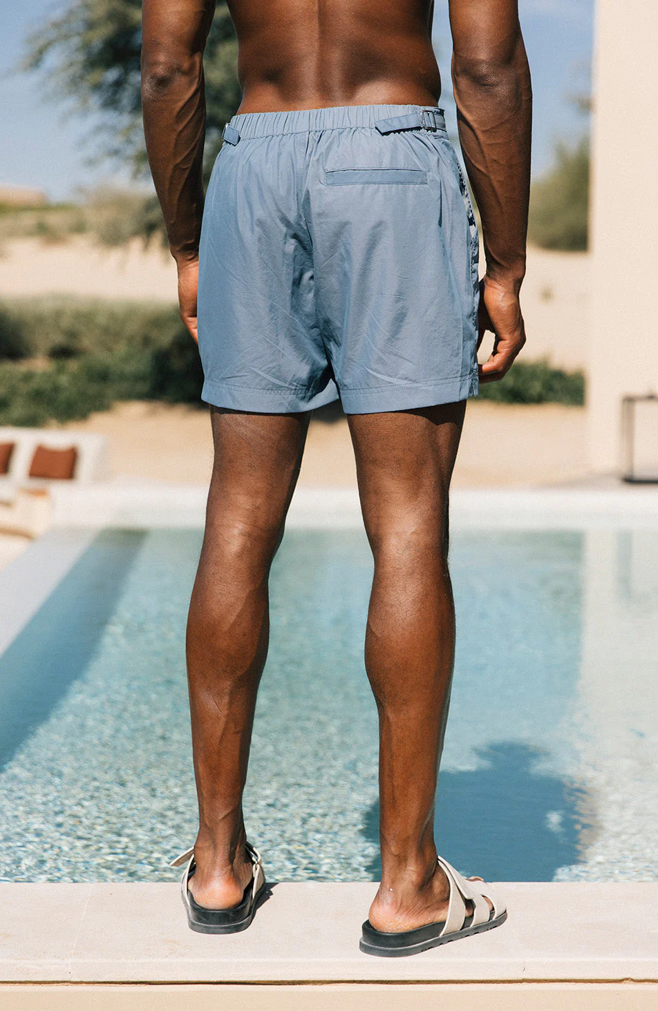 Nero Swim Shorts In Storm Blue - Image 5