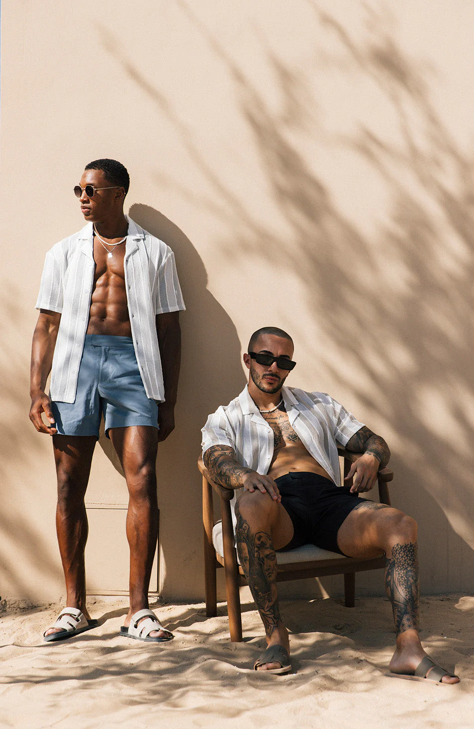 Nero Swim Shorts In Storm Blue - Image 9