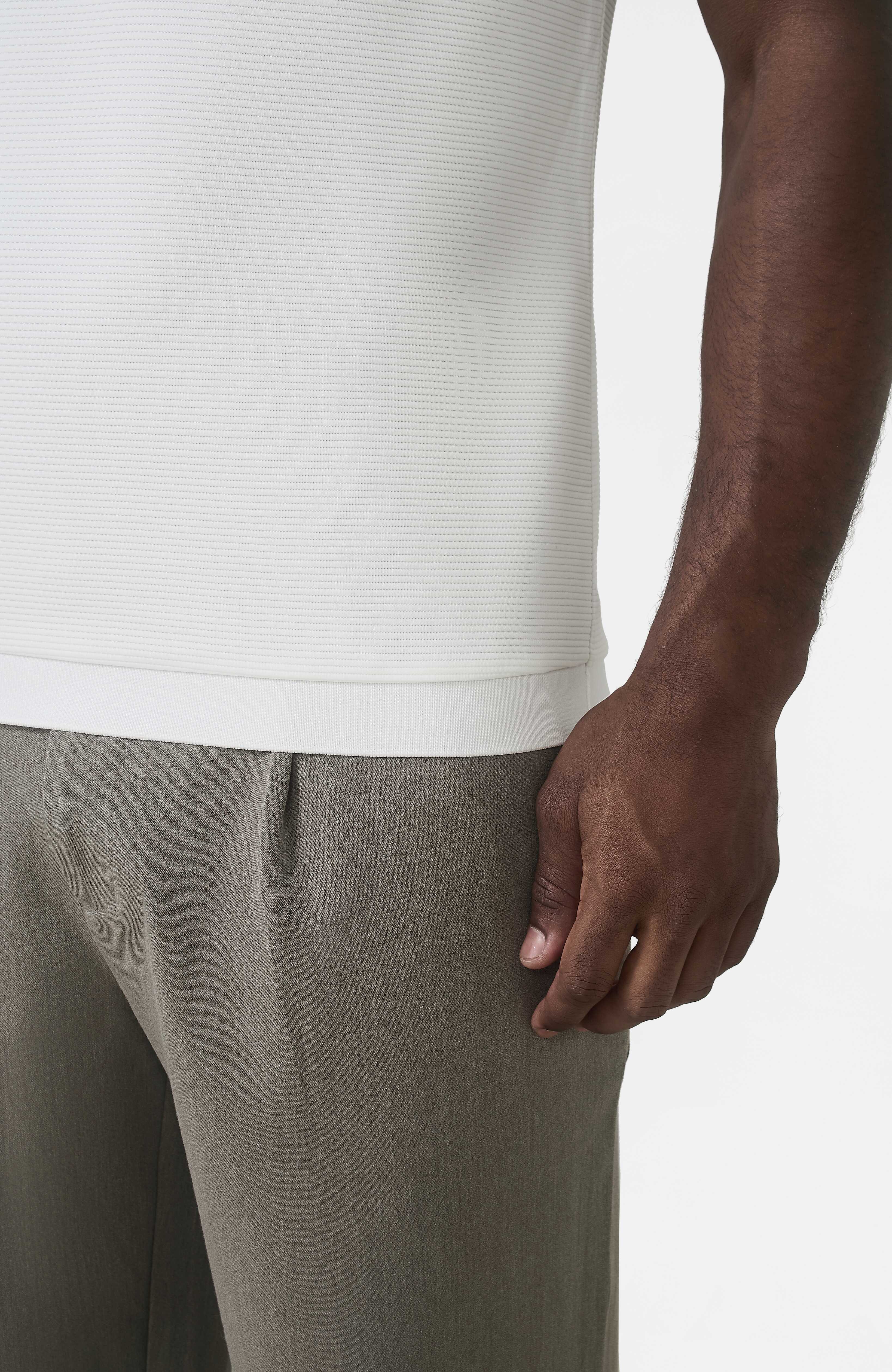 Premium Logo Collar Polo in White - Image 5