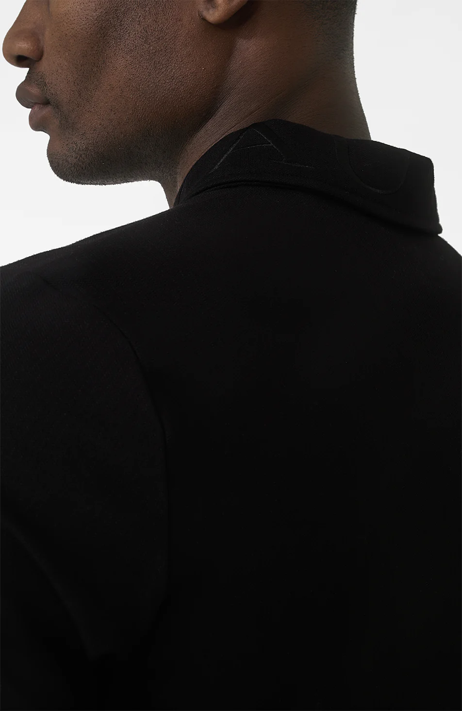 Signature Embroidery Logo Polo in Black - Image 6