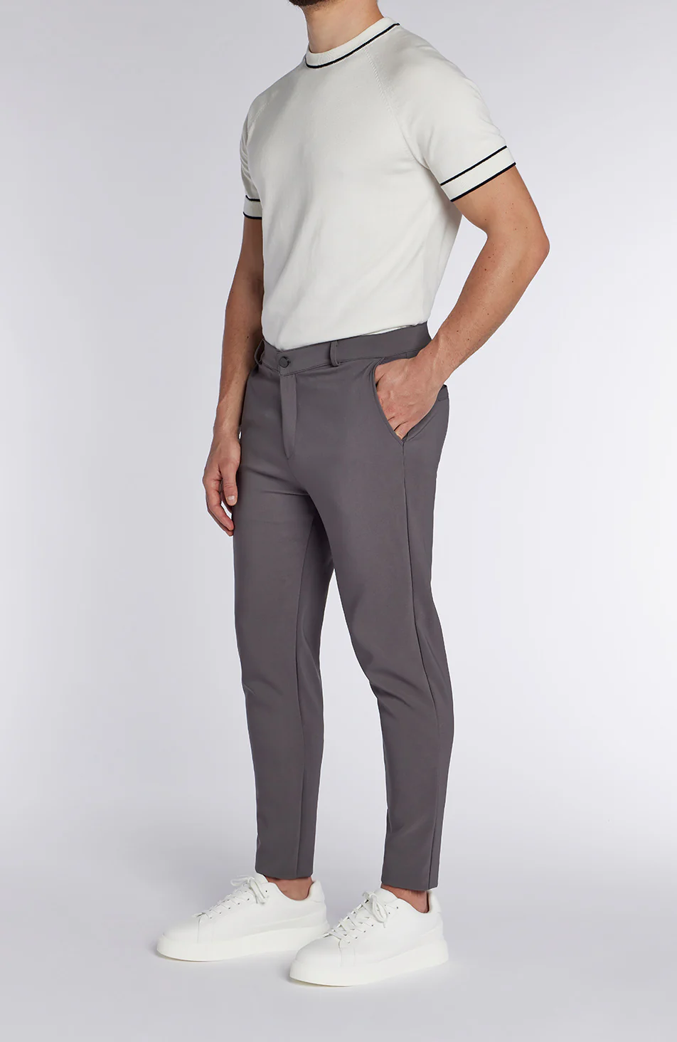 Signature Hybrid Pants in Grey - Image 6