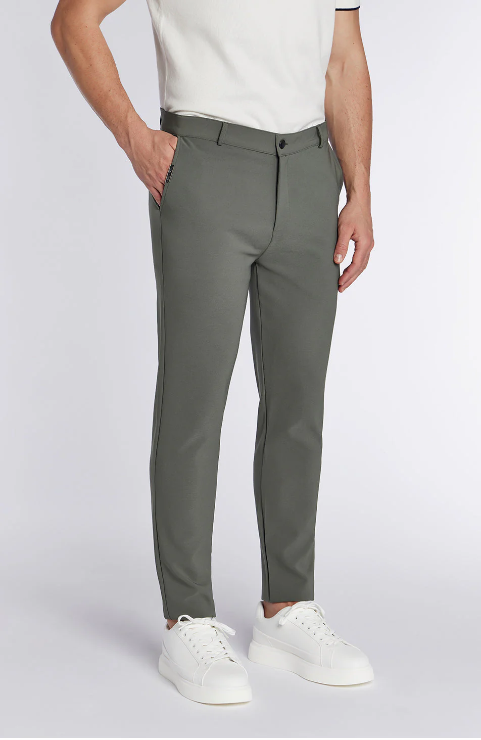 Signature Hybrid Pants in Khaki - Image 3