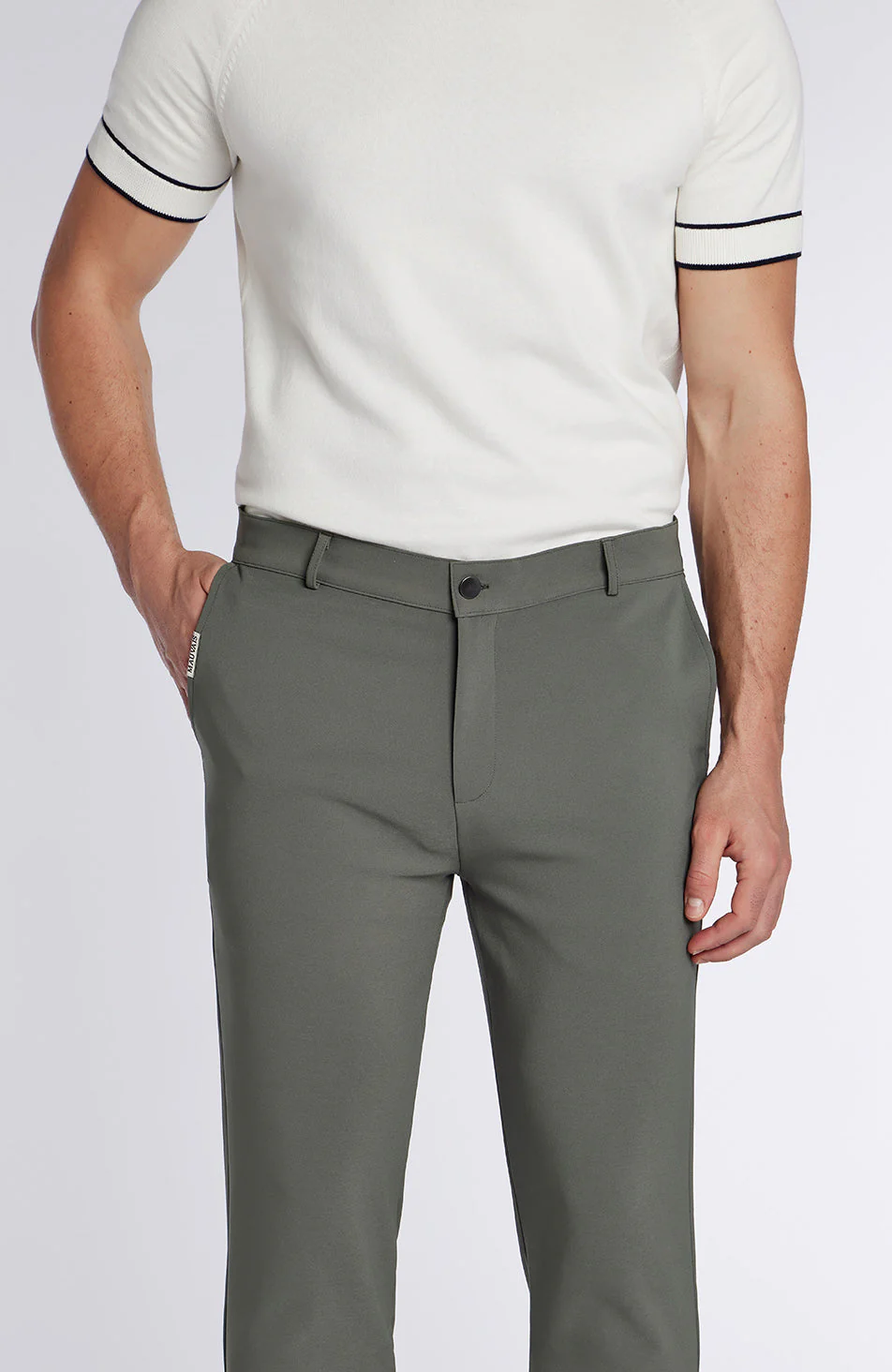 Signature Hybrid Pants in Khaki - Image 4