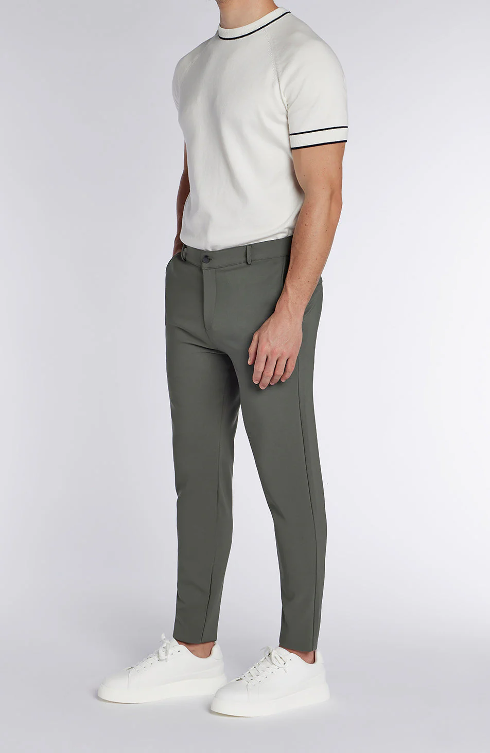 Signature Hybrid Pants in Khaki - Image 5