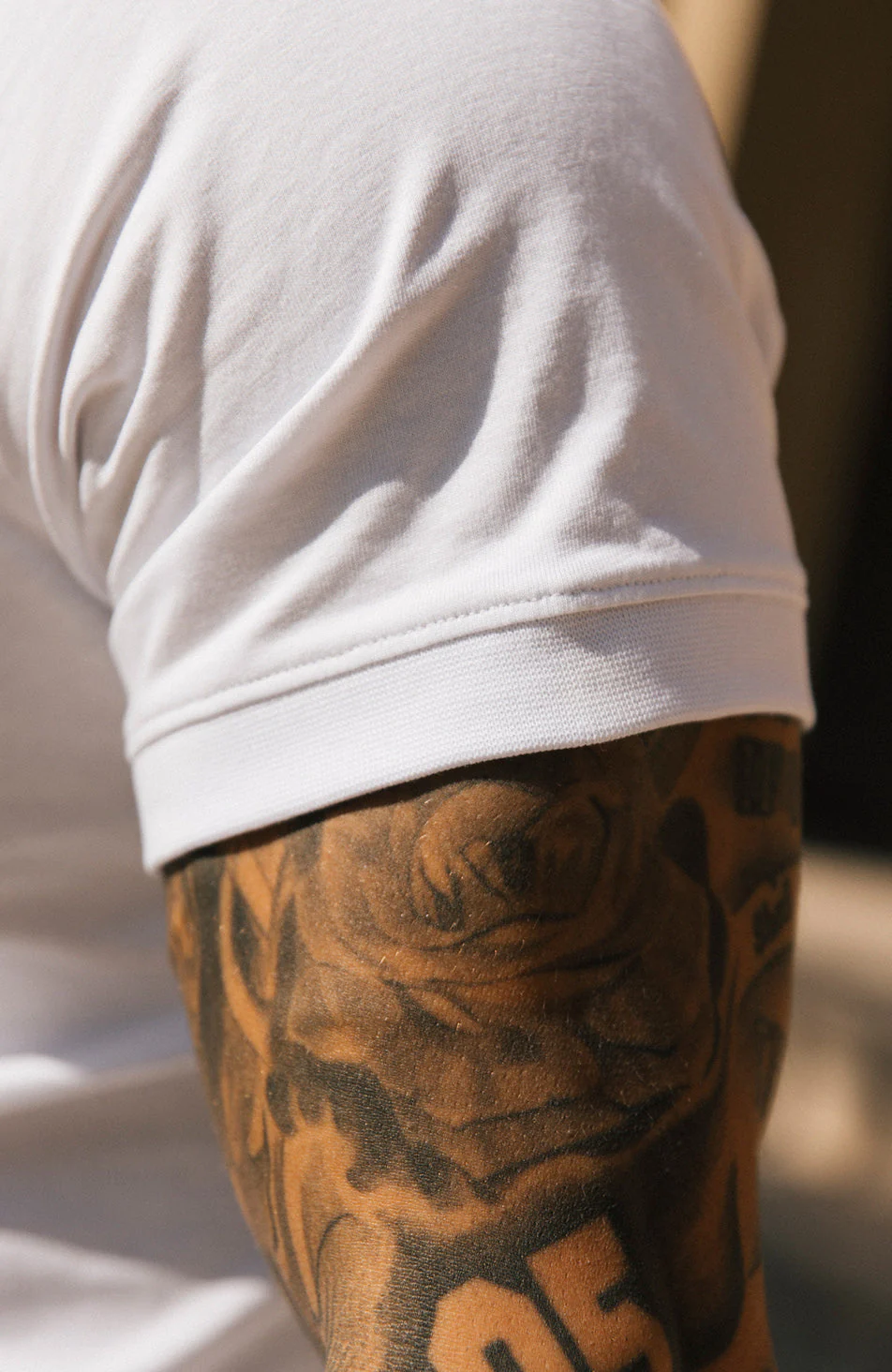 Signature Slim Tee in White - Image 4