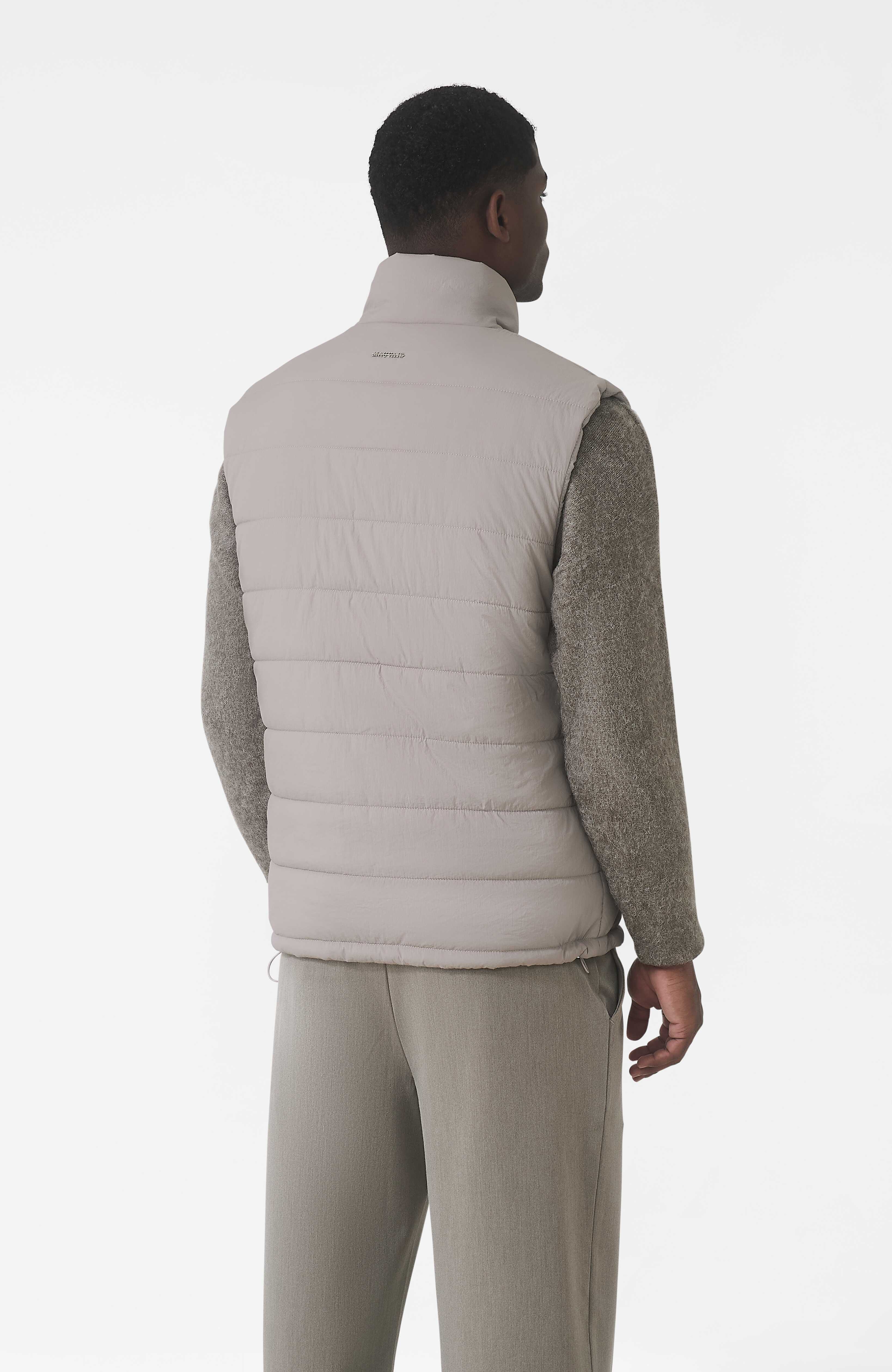 Thar Light Weight Gilet in Taupe - Image 4