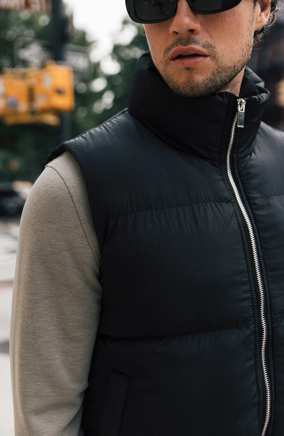 Tournelle Padded Gilet in Black - Image 3