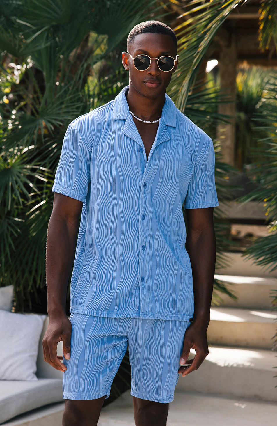Wave Shorts in Blue - Image 2