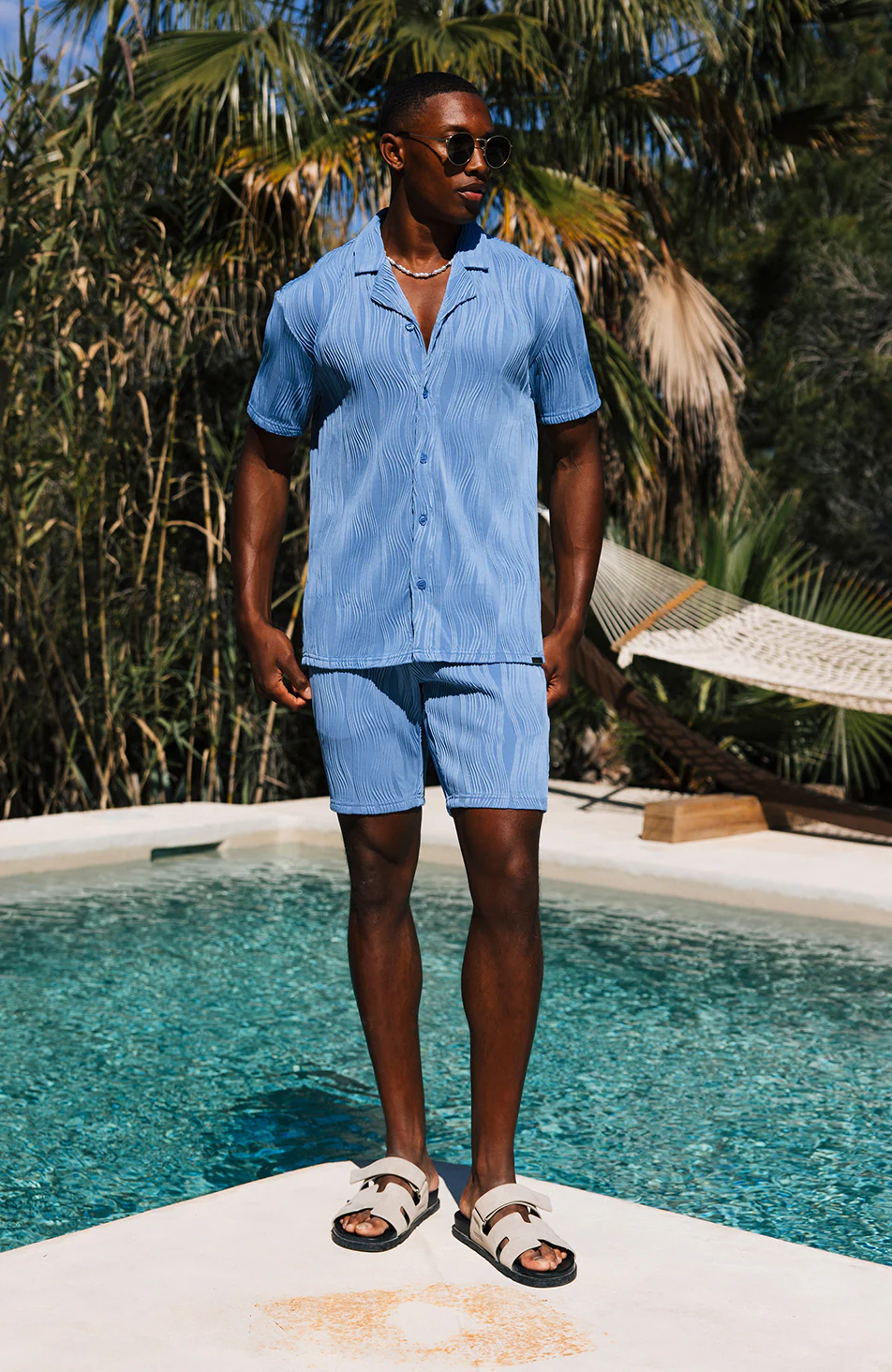 Wave Shorts in Blue - Image 3