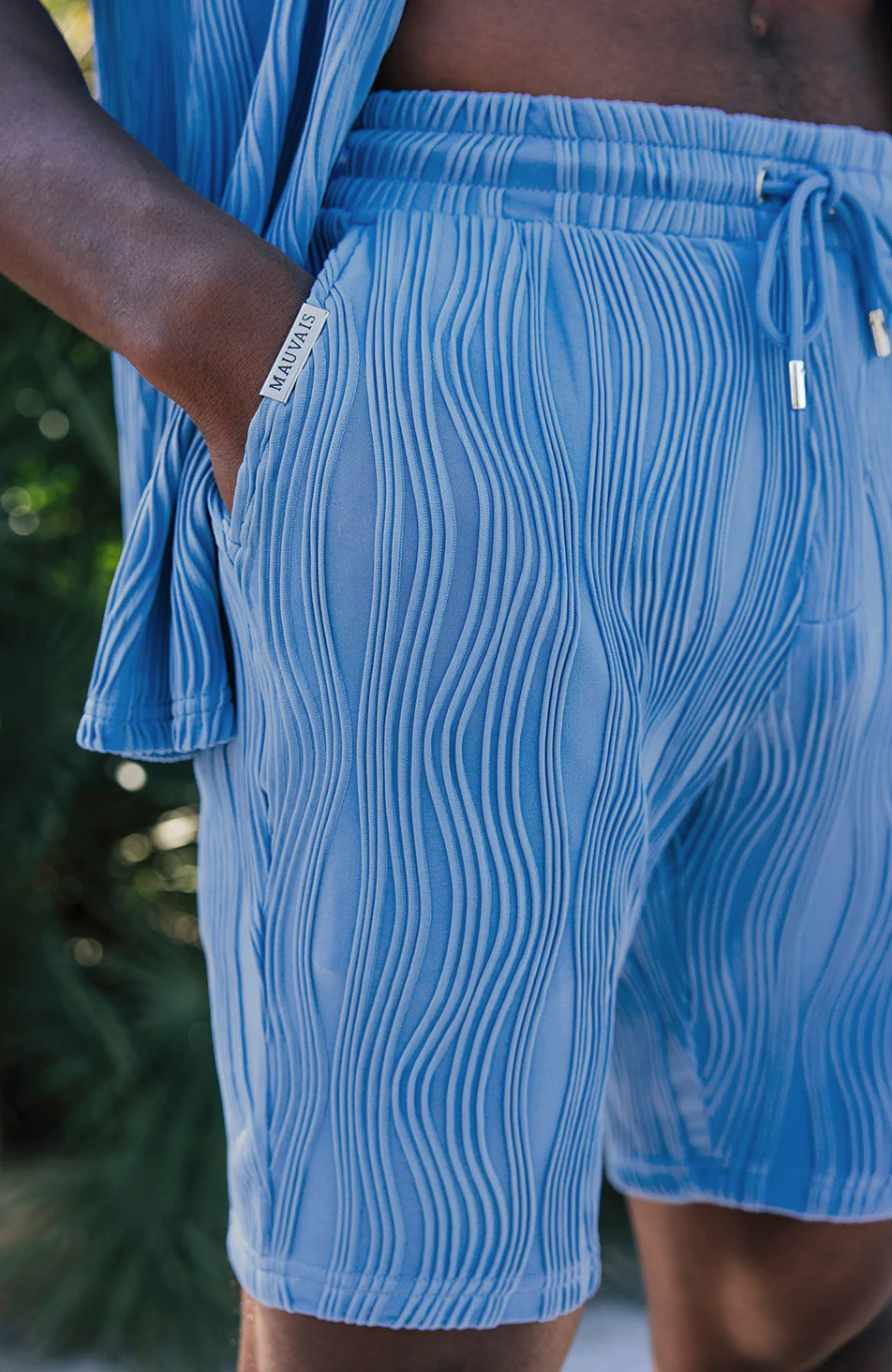 Wave Shorts in Blue - Image 4